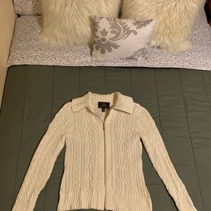 Ralph Lauren Zip cable sweater
